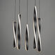 Pirouette LED 16 inch Black Multi-Light Pendant Ceiling Light