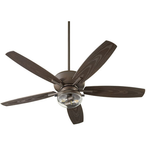 Breeze Patio 52 inch Oiled Bronze Patio Fan, Quorum Home