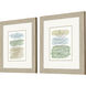 Spring Branch Blue and Green and Beige and Neutral Framed Art