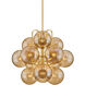 Cronus 12 Light 34 inch Vintage Polished Brass Chandelier Ceiling Light