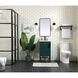 Eugene 19 X 18 X 33.5 inch Green Vanity Sink Set