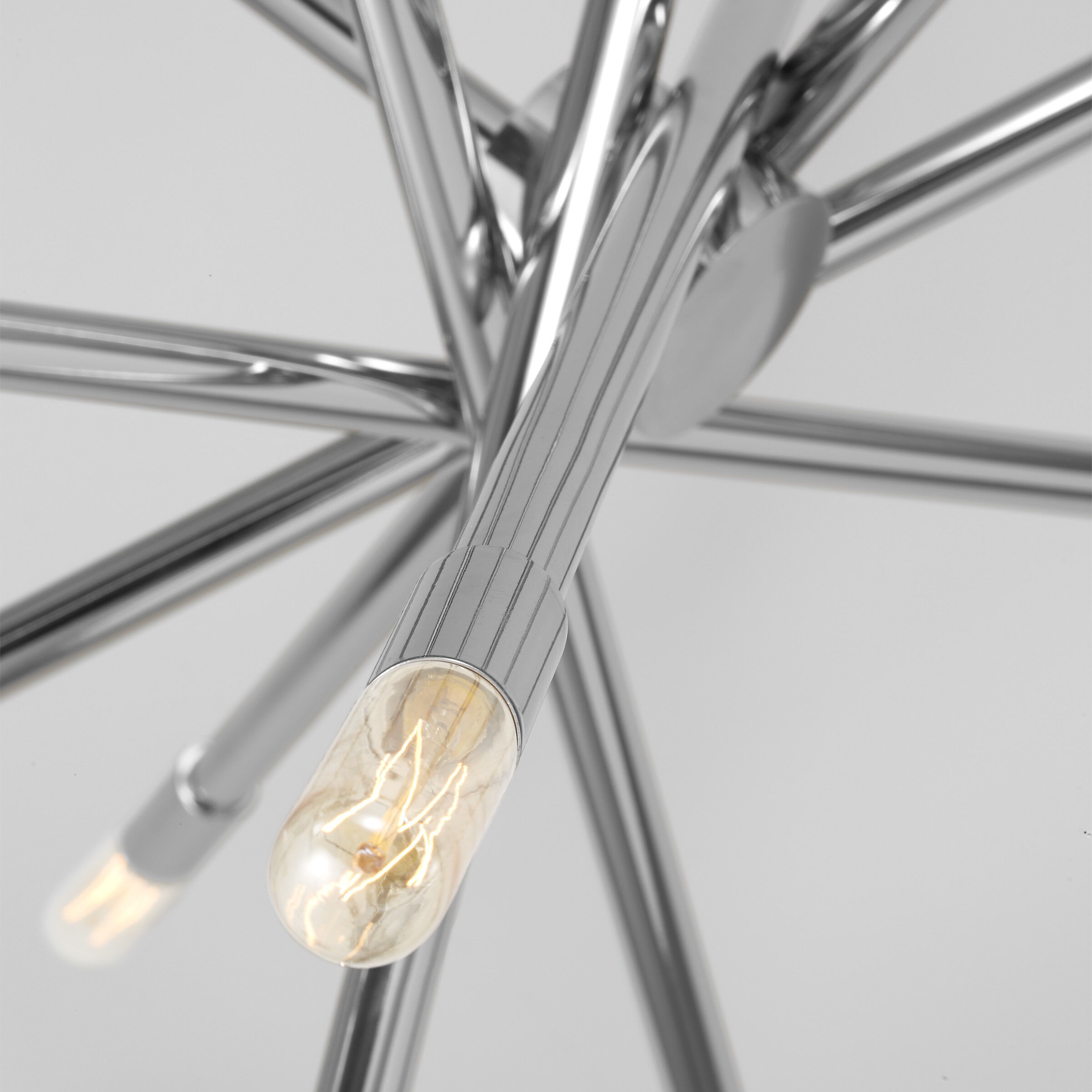 C&M by Chapman & Myers Eastyn 12 Light 29.75 inch Polished Nickel Chandelier Ceiling Light