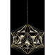 Marcia 8 Light 24 inch Matte Black and French Gold Pendant Ceiling Light