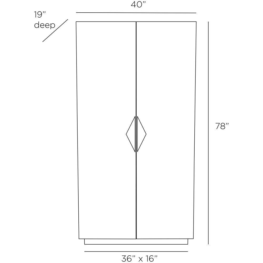 Tidwell 40 inch Smoke Cabinet