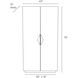 Tidwell 40 inch Smoke Cabinet