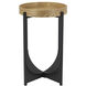 Anita 22 X 15 inch Brown/Black Tray-Top Table