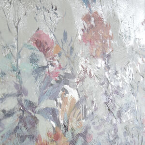 Teng Fei's Petals in the Rain 80.25 X 51.5 inch Abstract Art