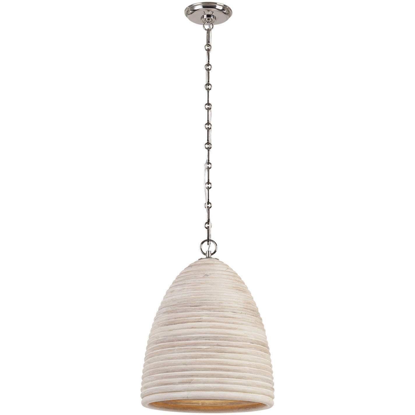Suzanne Kasler Emerson LED 14 inch Polished Nickel Pendant Ceiling Light