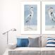 Animals Collection Blue Framed Art