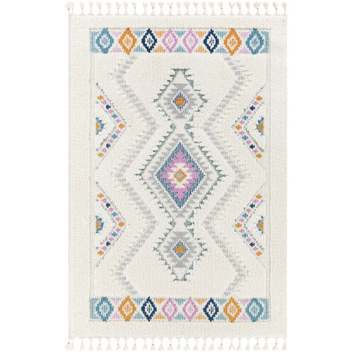 Lofty 35 X 24 inch Light Grey Rug, Rectangle
