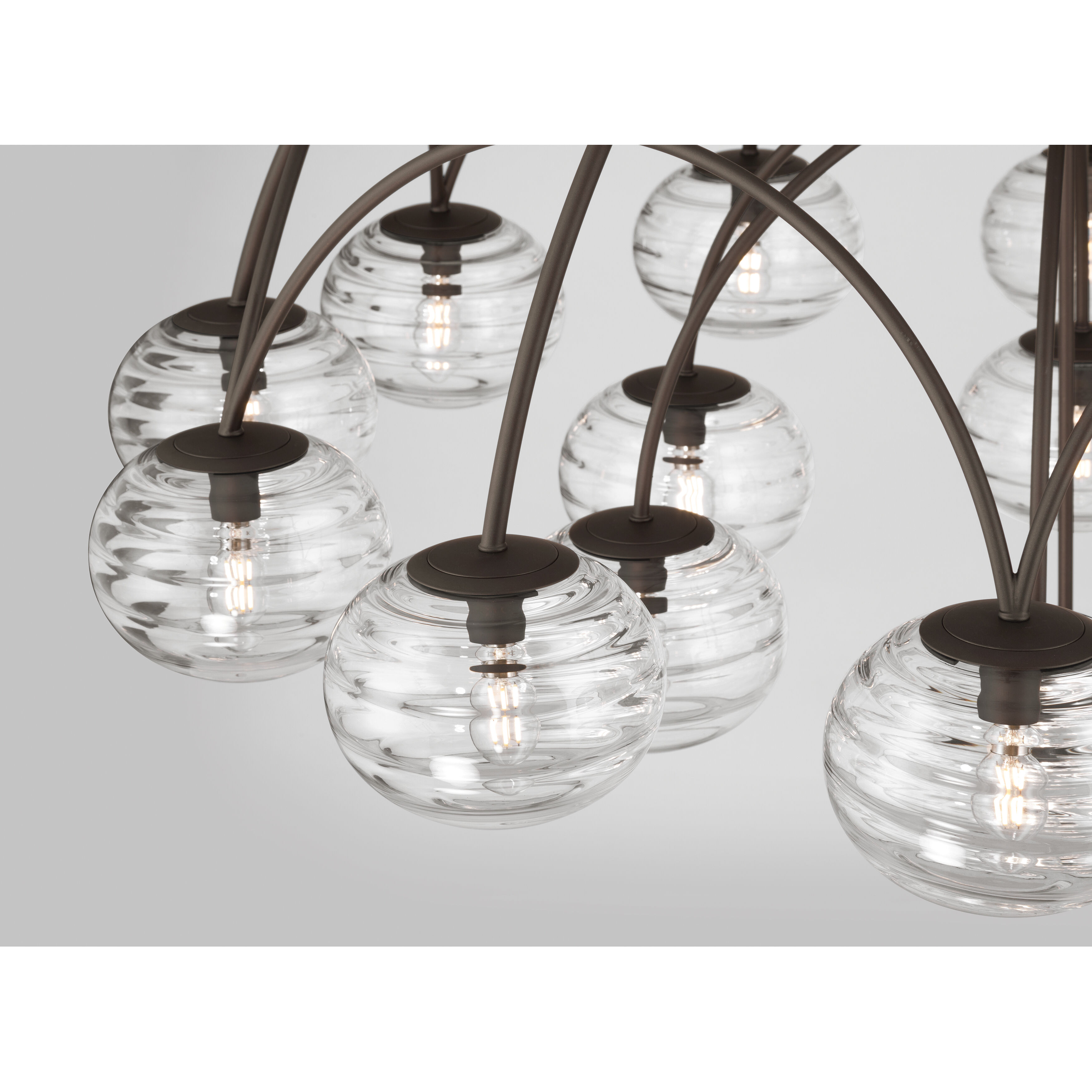 Lenora 19 Light 47.75 inch Dark Bronze Chandelier Ceiling Light