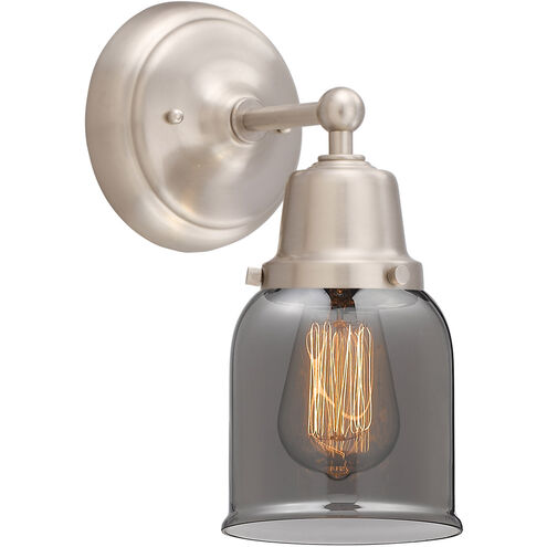 Aditi Small Bell LED 5 inch Brushed Satin Nickel Sconce Wall Light, Aditi