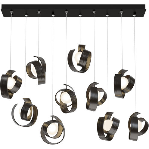 Riza 10 Light 12.2 inch Oil Rubbed Bronze Pendant Ceiling Light