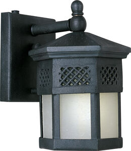 Scottsdale EE 1 Light 9 inch Country Forge Outdoor Wall Mount