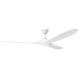 Maverick 70 inch Matte White Ceiling Fan