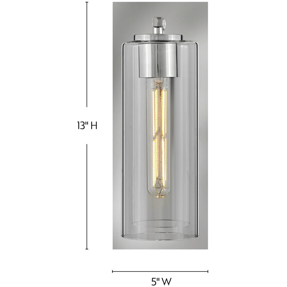 Lane LED 5 inch Polished Nickel Sconce Wall Light