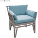 Newport 26 X 20 inch Seafoam Green Outdoor Cushion, Chair Cushion