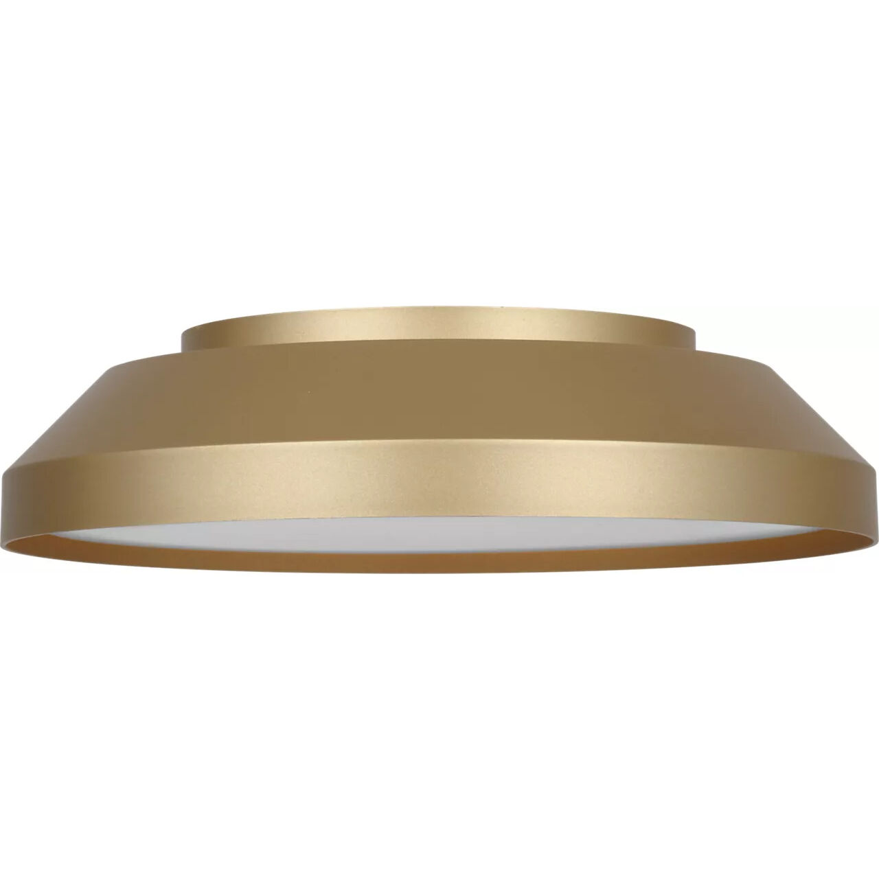 Nevado LED 12 inch Satin Brass Flush Mount Ceiling Light