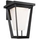Waterbury LED 11 inch Black Outdoor Wall Light, Coach Light