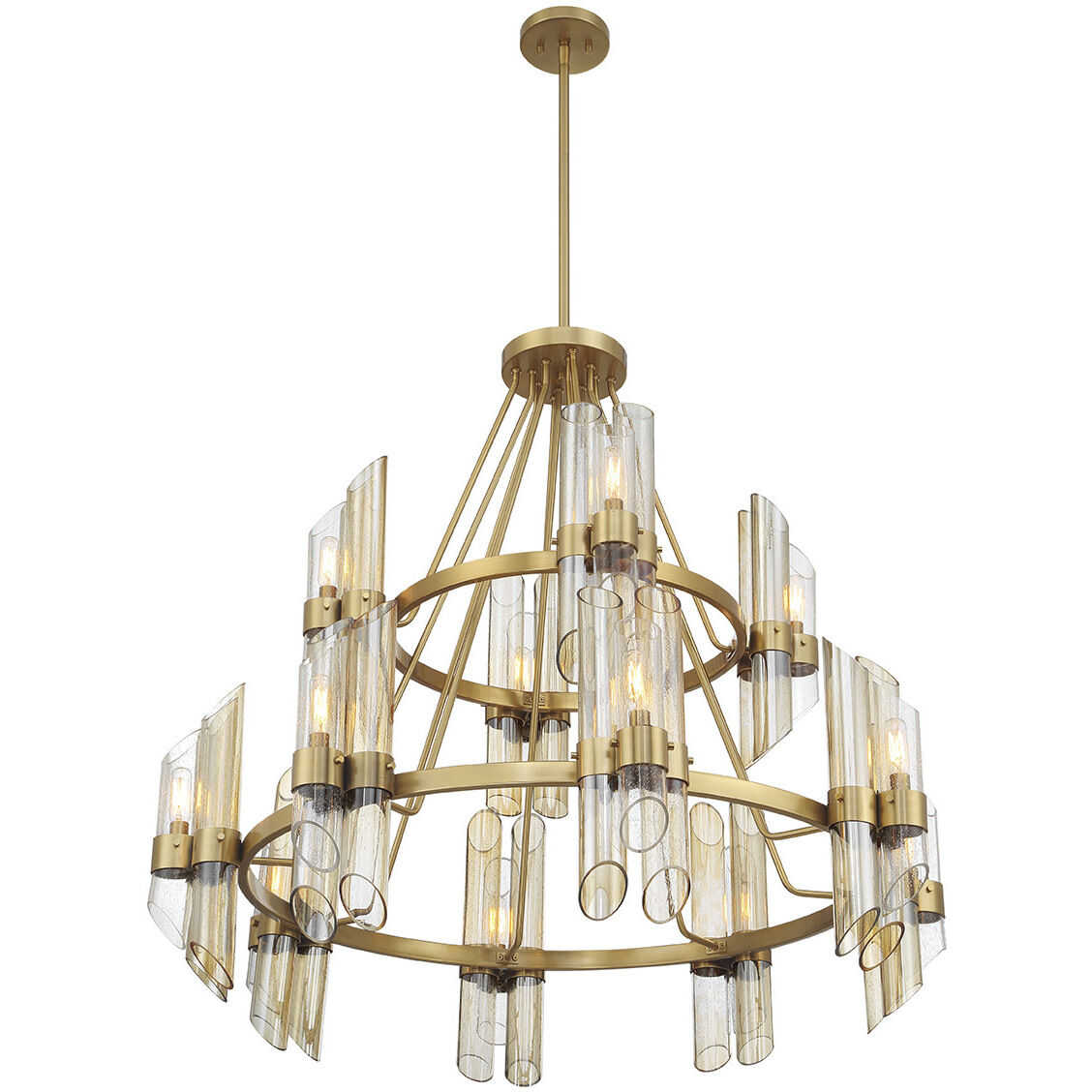 Biltmore 12 Light 38 inch Warm Brass Chandelier Ceiling Light