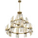Biltmore 12 Light 38 inch Warm Brass Chandelier Ceiling Light