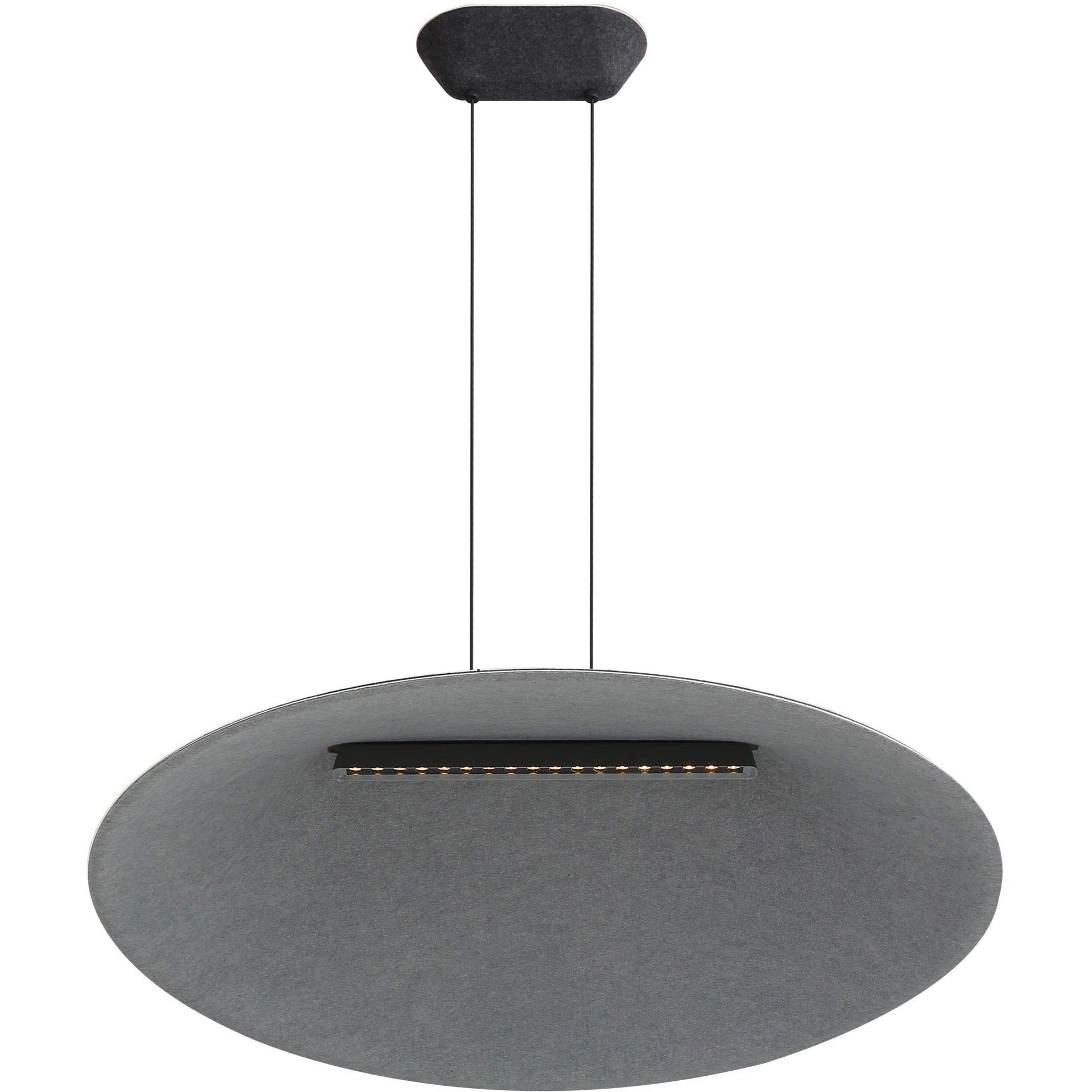 Faroe Pendant Ceiling Light in Flecked Black/Grey