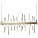 Cityscape LED 25.5 inch Soft Gold and Vintage Platinum Pendant Ceiling Light - Open Box