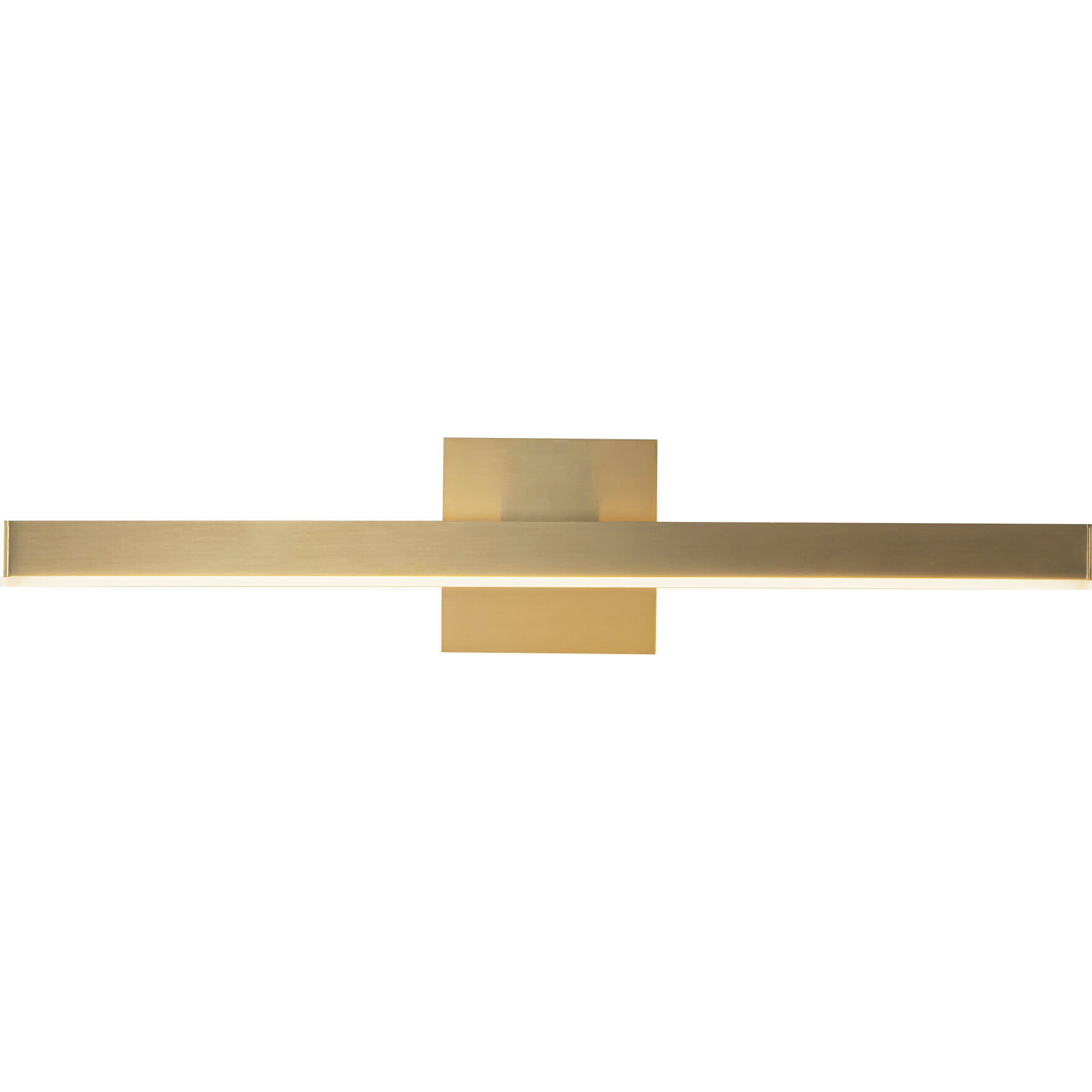 Vega Vanity Light Wall Light in Brushed Gold