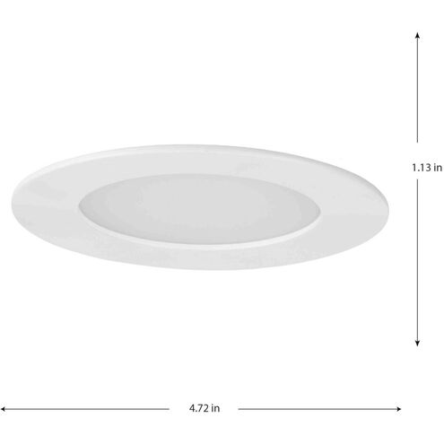 Everlume LED Satin White Canless Recessed Downlight, Progress LED
