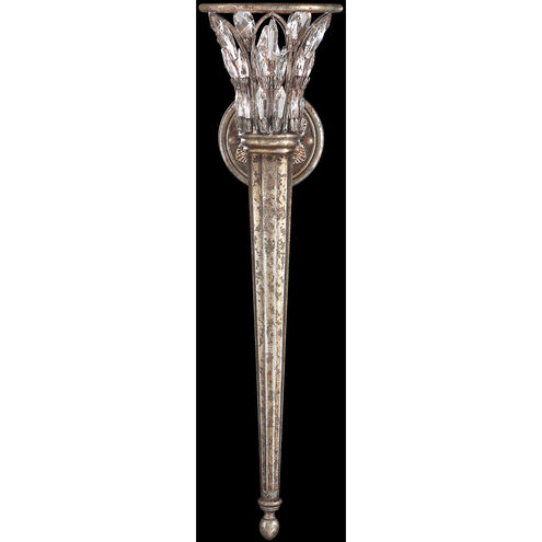 Winter Palace 1 Light 7 inch Silver Sconce Wall Light in Crystal