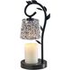 Ivy 14.75 inch 50 watt Black Candlewarmer Lamp Portable Light, Simplee Adesso