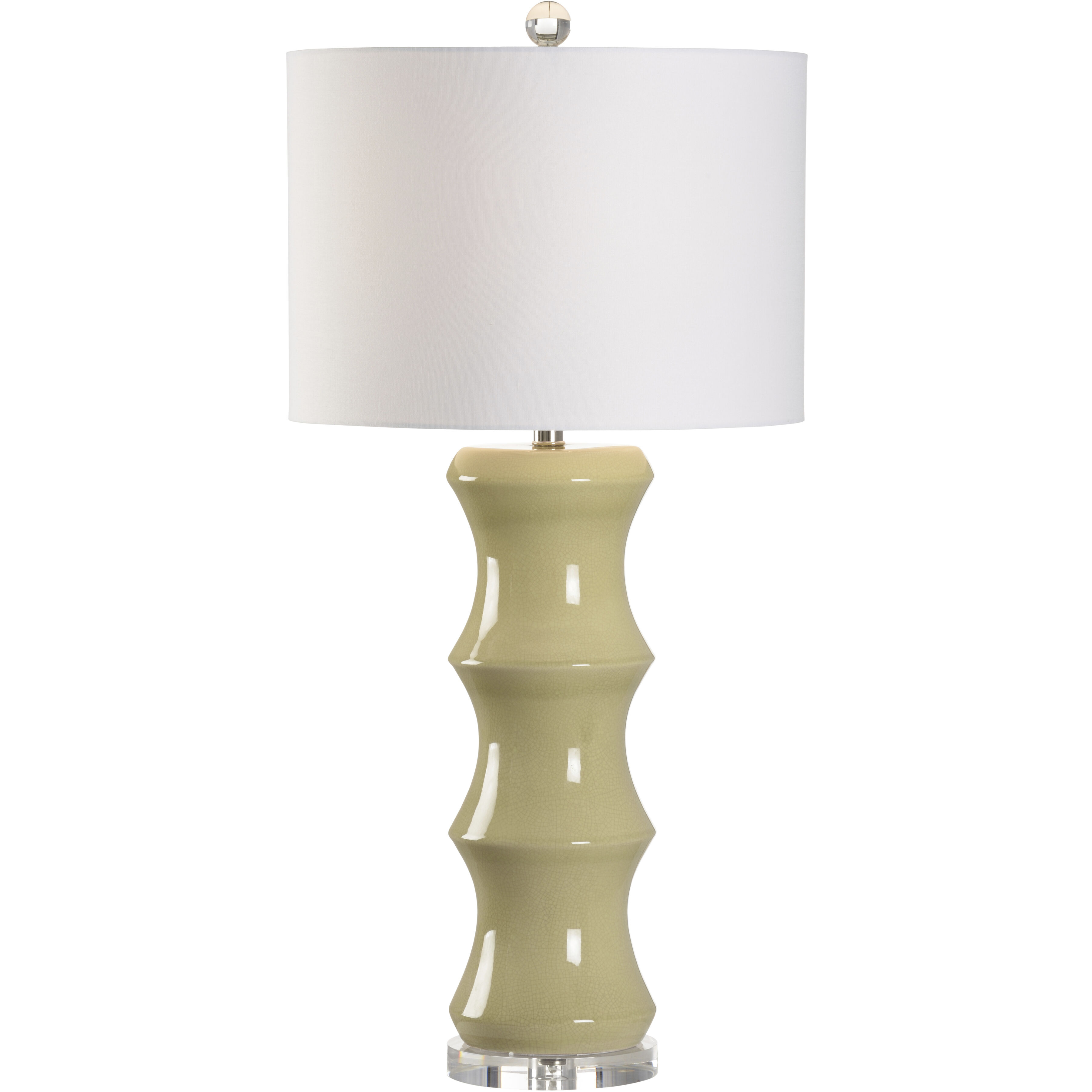 Shelbourne 26 inch 100.00 watt Green Table Lamp Portable Light