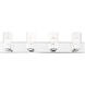 Zurich 4 Light 36 inch Polished Chrome Vanity Sconce Wall Light