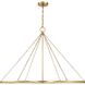 Rylee 24 Light 60 inch Antique Gold Chandelier Ceiling Light