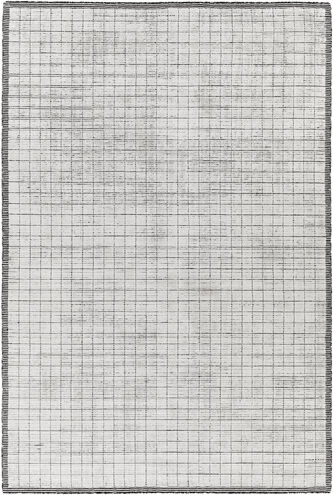 Carre 108 X 72 inch Black Rug in 6 X 9, Rectangle