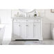 Clarence 48 X 22 X 35 inch White Vanity Sink Set