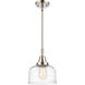 Franklin Restoration Bell LED 8 inch Polished Nickel Mini Pendant Ceiling Light