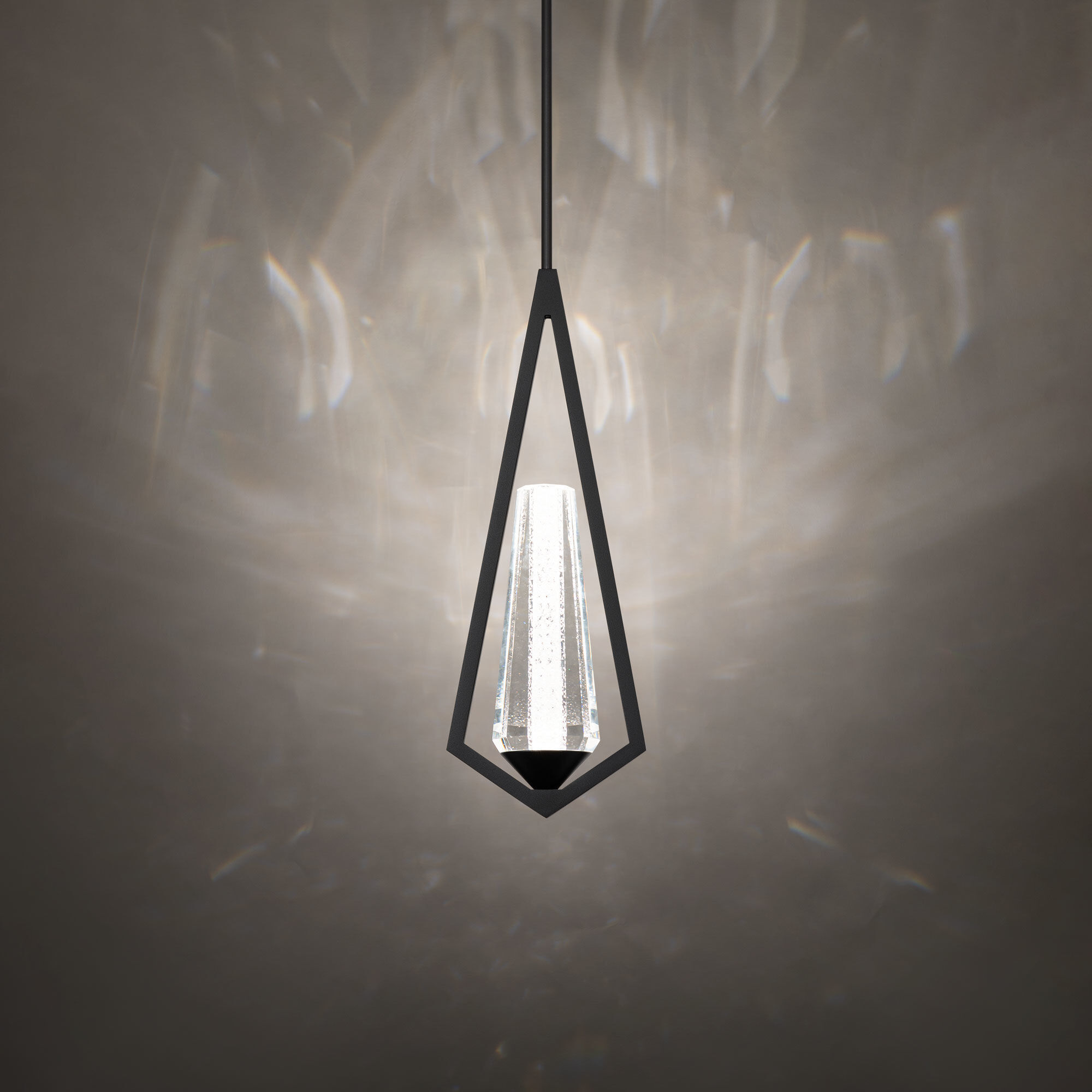 Devotion LED 3 inch Black Mini Pendant Ceiling Light, Beyond