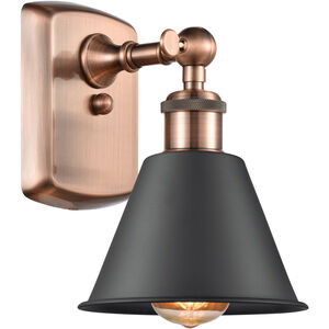 Ballston Smithfield 1 Light 7 inch Antique Copper Sconce Wall Light