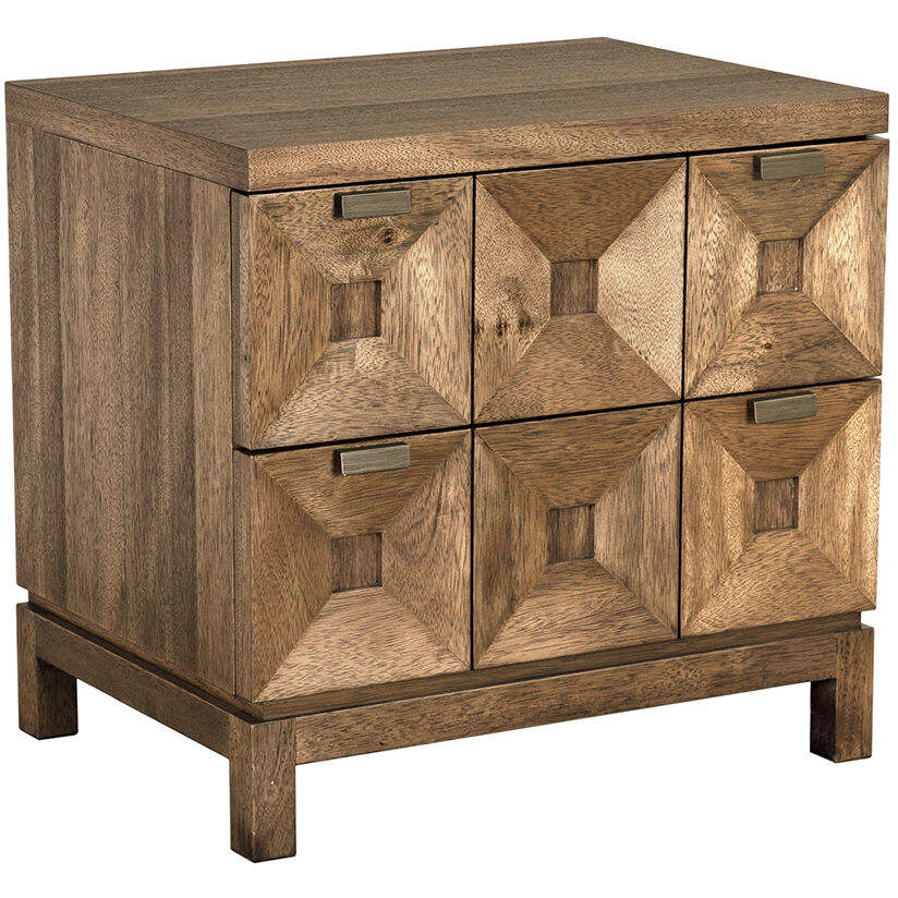 Musashi Dark Walnut Dresser, 2 Drawer