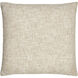Margay 22 X 22 inch Tan/White Accent Pillow