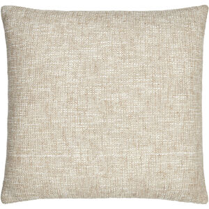 Margay 20 X 20 inch Tan/White Accent Pillow