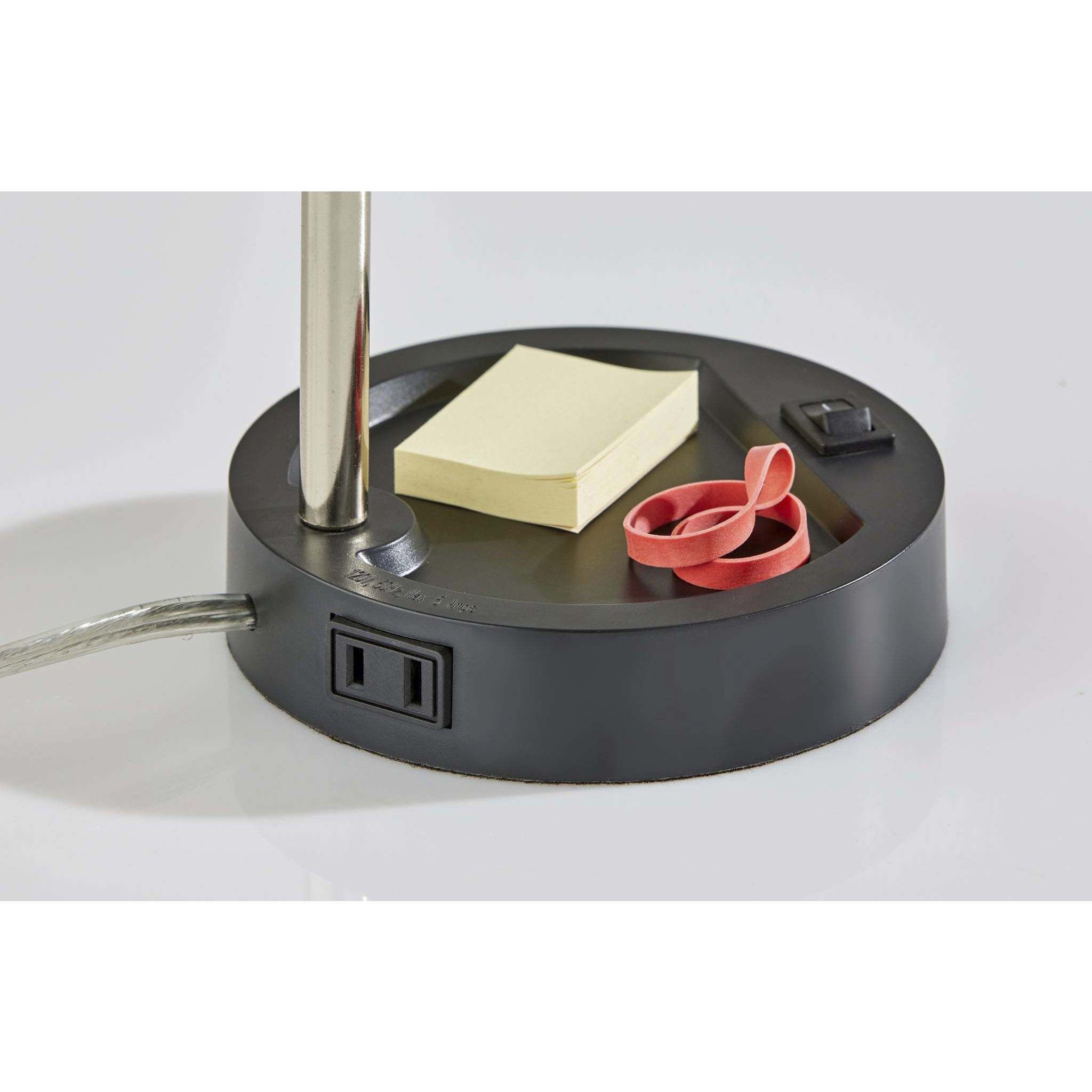 Slender 13.5 inch 4.00 watt Black Desk Lamp Portable Light, Simplee Adesso