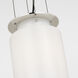 Ray Booth Elias LED 9 inch Polished Nickel Floating Pendant Ceiling Light