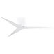 Atlas Eliza-H 56 inch Gloss White Ceiling Mount Paddle Fan, Atlas