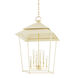 Natick 8 Light 24 inch Aged Brass Hanging Lantern Ceiling Light in Soft Sand
