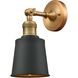 Franklin Restoration Addison LED 5 inch Brushed Brass Sconce Wall Light