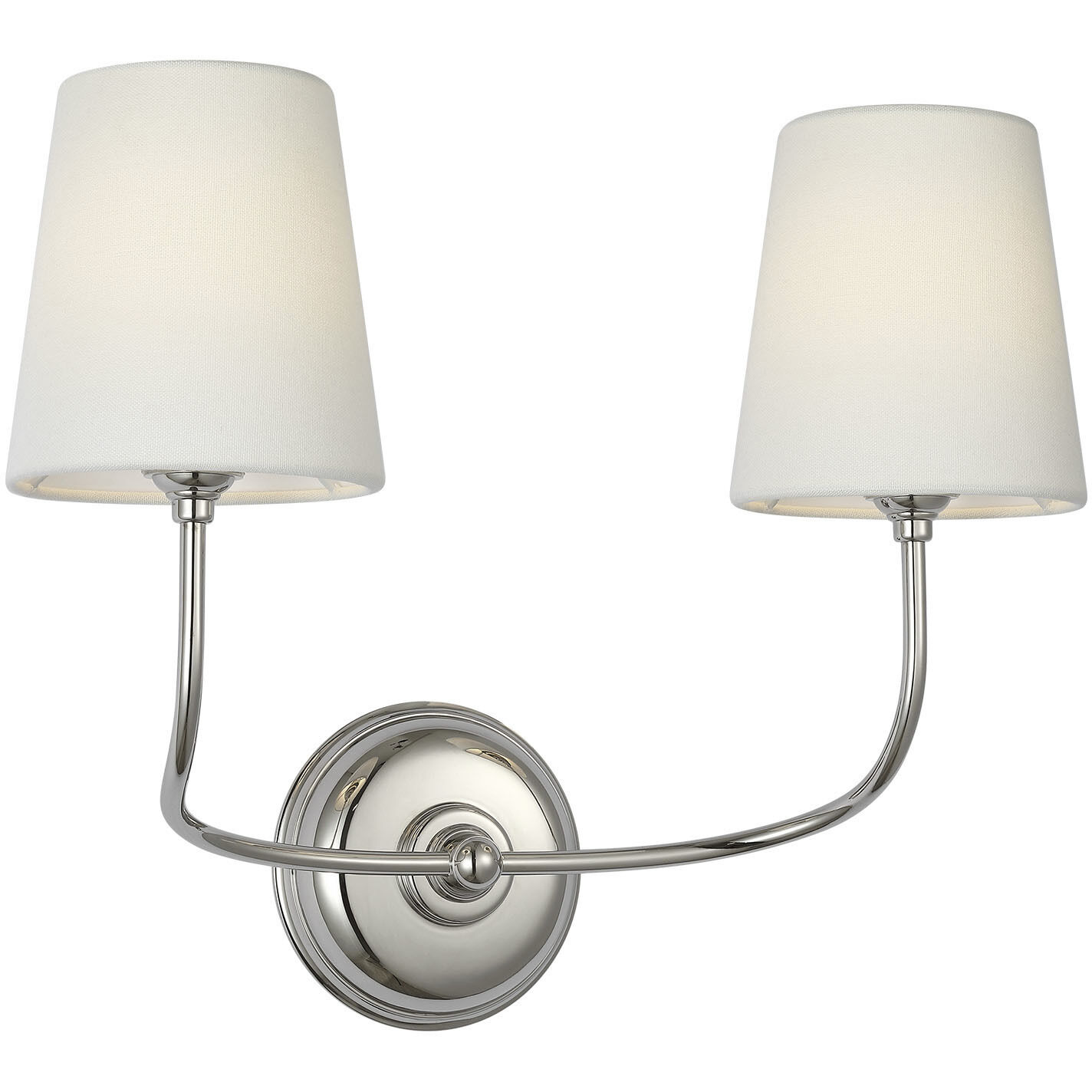 Thomas O'Brien Vendome Cordless Double Sconce Wall Light