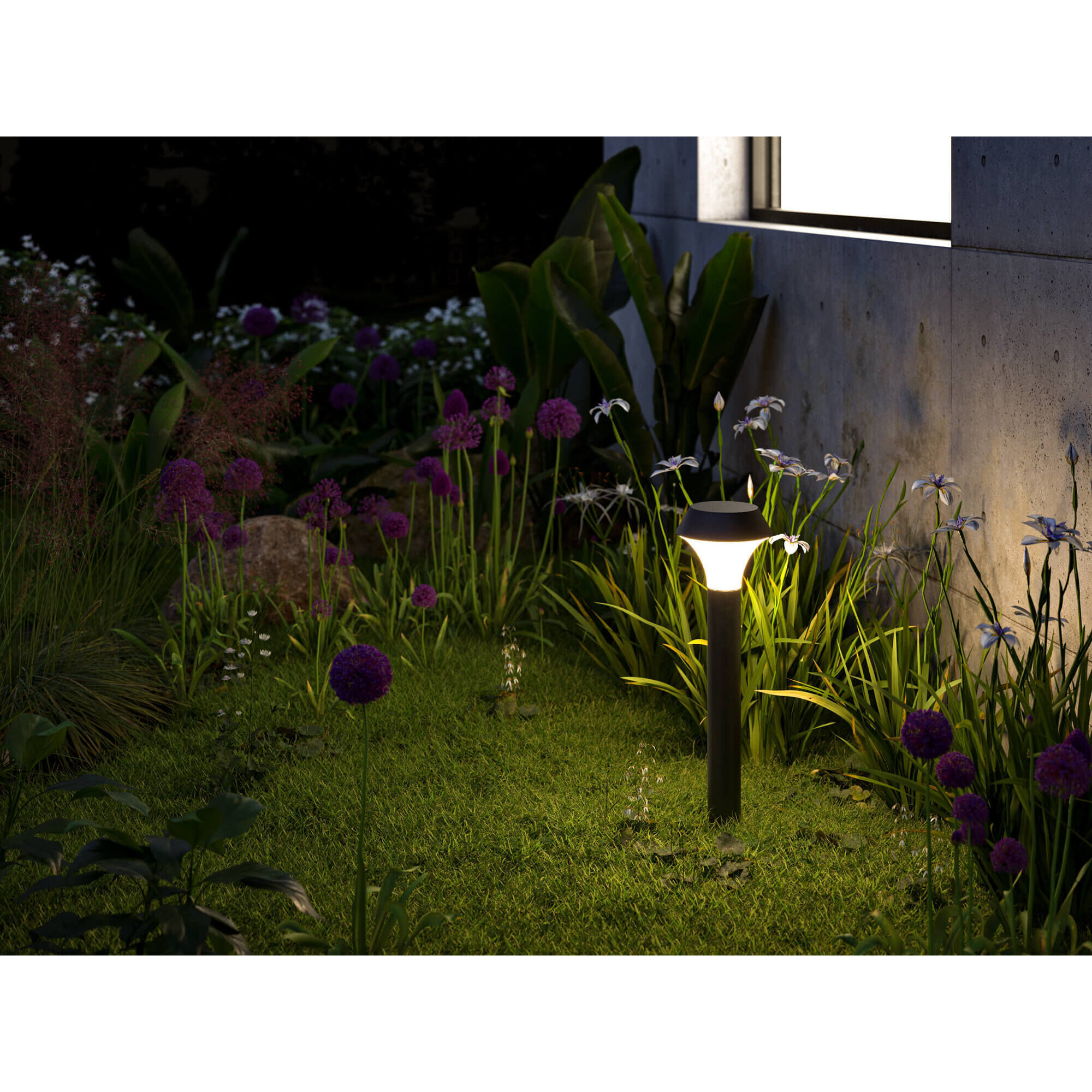 Beacon 12V 13.00 watt Black Landscape, Pathlight Lantern