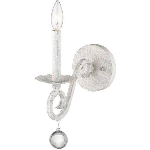 Callie 1 Light 5 inch Country White Sconce Wall Light
